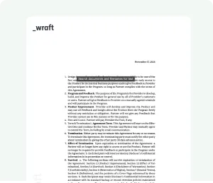 Preview of Non-Disclosure Agreement (NDA)